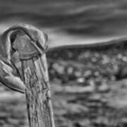 Cowboy Boot - On The Fence Poster