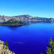 Crater Lake View 4 Poster