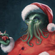 Cthulhu Claus - Holiday Snack Poster