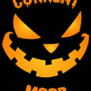 Current Mood Halloween Pumpkin Jack-o-lantern Poster