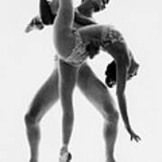 Dancers In Balanchine's Bugaku Poster