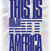 David Bowie - This Is Not America Poster