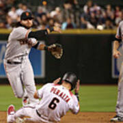 David Peralta And Brandon Crawford Poster