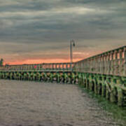 Days End At Shem Creek, Charleston Poster