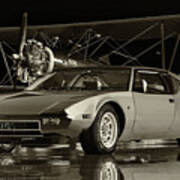 De Tomaso Pantera From 1971 - A True Sports Car Poster