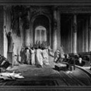 Death Of Julius Caesar In The Roman Senate By James Armytage Fine Art Xzendor7 Art Reproductions Poster