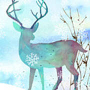 Deer Tranquil Poster