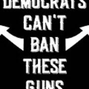 Democrats Cant Ban These Guns Poster