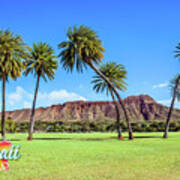 Diamond Head State Monument Post Card Poster