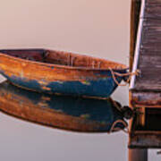 Dinghy Reflection Poster