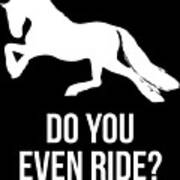 Do You Even Ride Horses Poster
