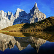 Dolomites Reflecting Poster