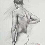 Drawing  Male Nude #20925 Poster