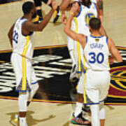 Draymond Green, Stephen Curry, And Kevin Durant Poster