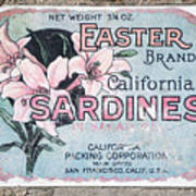 Easter Brand California Sardines Poster