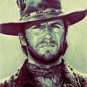 Eastwood Portrait 3 Poster