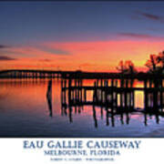 Eau Gallie Causeway Poster