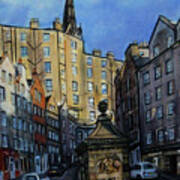 Edinburgh, Victoria Street Poster