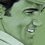 Elvis In Charcoal #260 Poster