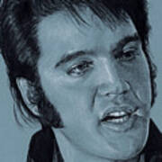 Elvis In Charcoal No. 228 Poster