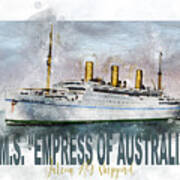 Empress Of Australia Poster