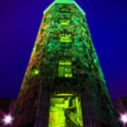 Enger Tower Glowing Poster