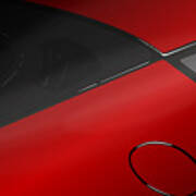 Evora X Design Great British Sports Cars - Red Poster
