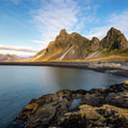 Eystrahorn Mountain In Iceland Poster