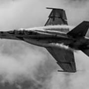 F18 In Black And White Poster