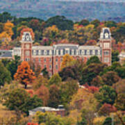 Old Main Serenade - A Fall Tapestry In Fayetteville Poster