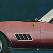 Ferrari 250gt Spyder California 1960 Close Up Poster