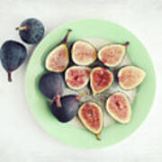 Figs On Mint Poster