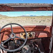 Final Rusting Place - West Desert, Utah Poster