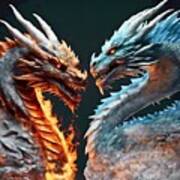 Fire And Ice Dragons 2023v1 Poster
