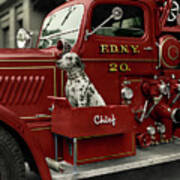 Fire Engine F.d.n.y Poster