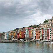 Fisherman Town Of Portovenere, Cinque Terre Liguria, Italy Poster