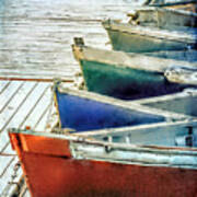 Five Small Boats Poster