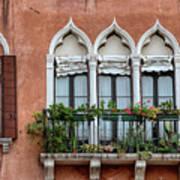 Five Windows Of Venice Poster