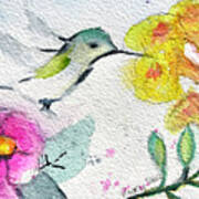 Floaty Hummingbird 3 Poster