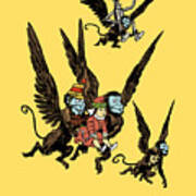 Flying Monkeys Of Oz Poster