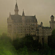 Fog Rolls Over The Neuschwanstein Castle Poster