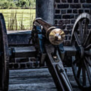 Fort Jackson Cannon In Color Poster