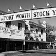 Fort Worth Stockyards Poster