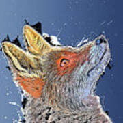 Fox Animals Art #fox Poster