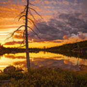 Fox Lake Sundown Poster