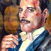 Freddie Mercury In Tuxedo Poster