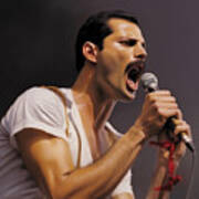 Freddie Mercury No.6 Poster