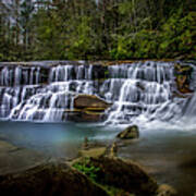 French Broad Falls At Living Waters Poster