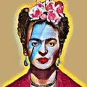 Frida Kahlo Andy Warhol David Bowie 3 Poster