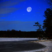 Frozen Moonlight Bay Poster